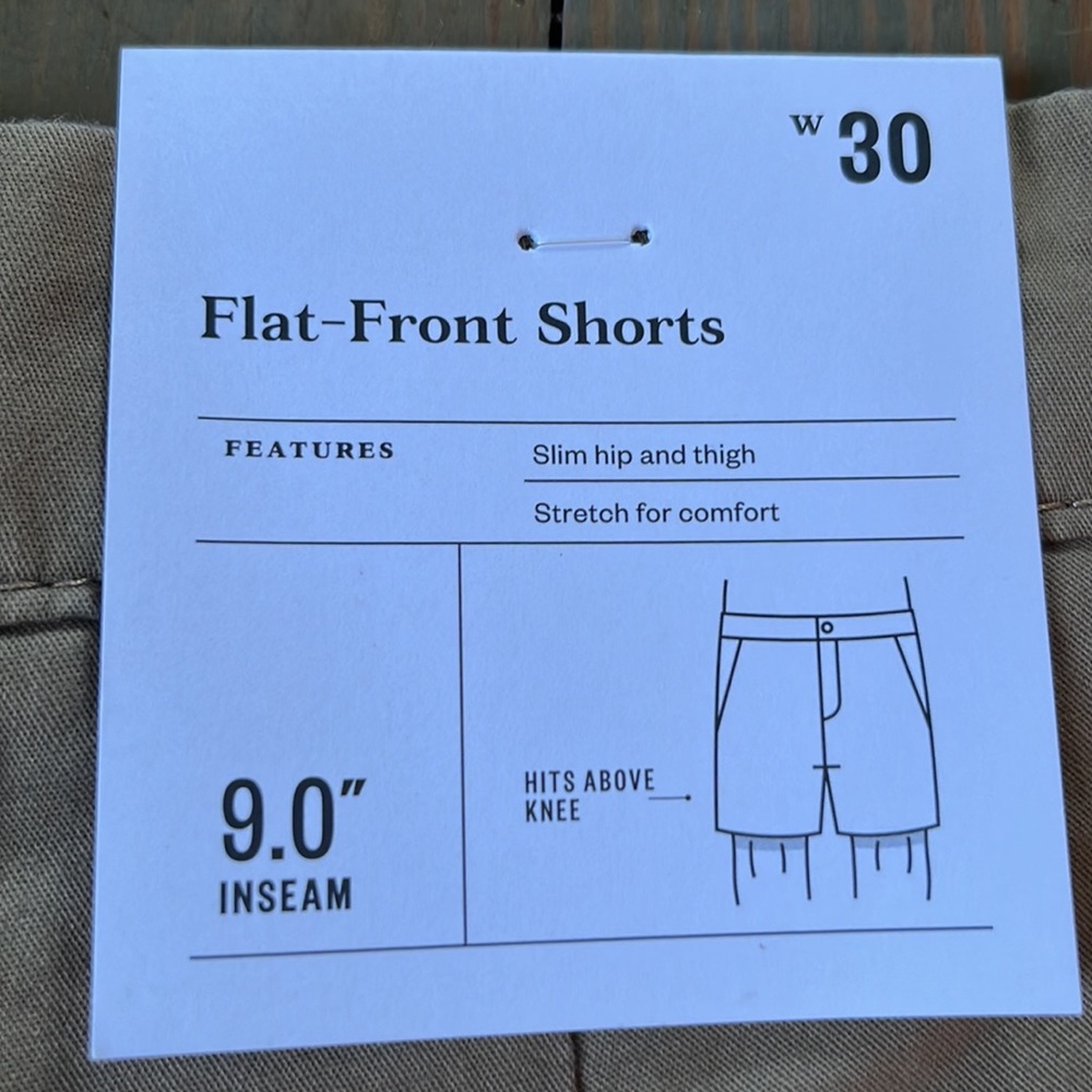 Men’s Size 30 Goodfellow & Co Flat Front Linden Shorts - Picture 3 of 8
